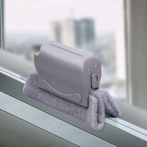 Window Frame Door Groove Cleaning Brush-Beige